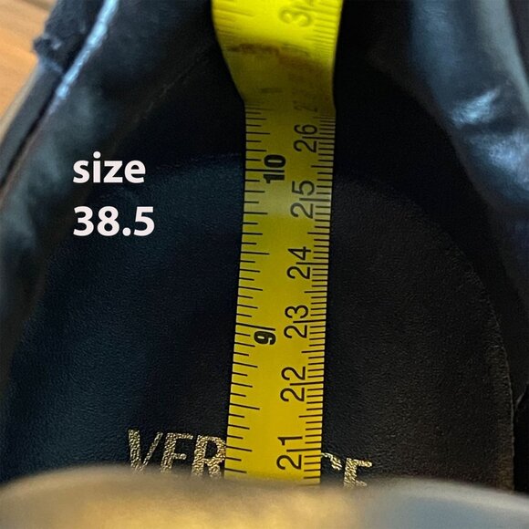 Versace La Greca Black/Blue Sneaker Unisex Womens 1011938, sz 38, 38.5, 39 - Picture 11 of 16